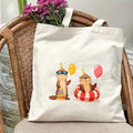 Otter Balloons And Cake Tote Bag Suitable For Women, School, Library