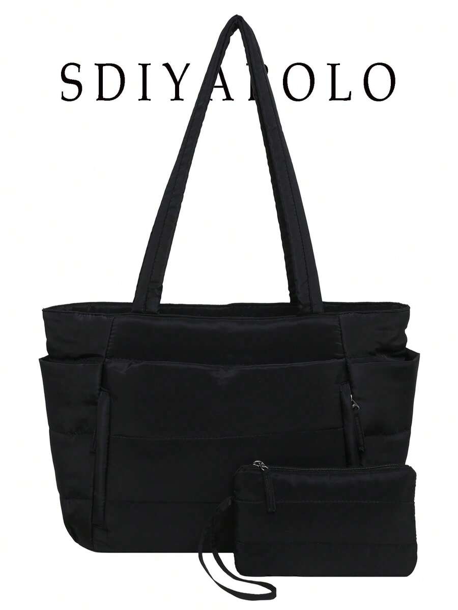 Women's Tote Bag, Lightweight Fluffy Handbag, Suitable For Travel, Work, Beach, Gym, Shopping