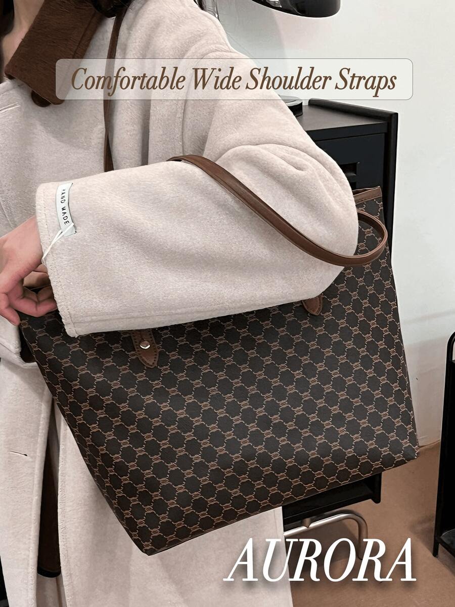 High-End Versatile Ladies Shoulder Tote Bag| Stylish Handbag With A Sleek And Elegant Design, Suitable For Daily Life, Shoulder Bag,Crossbody Bag