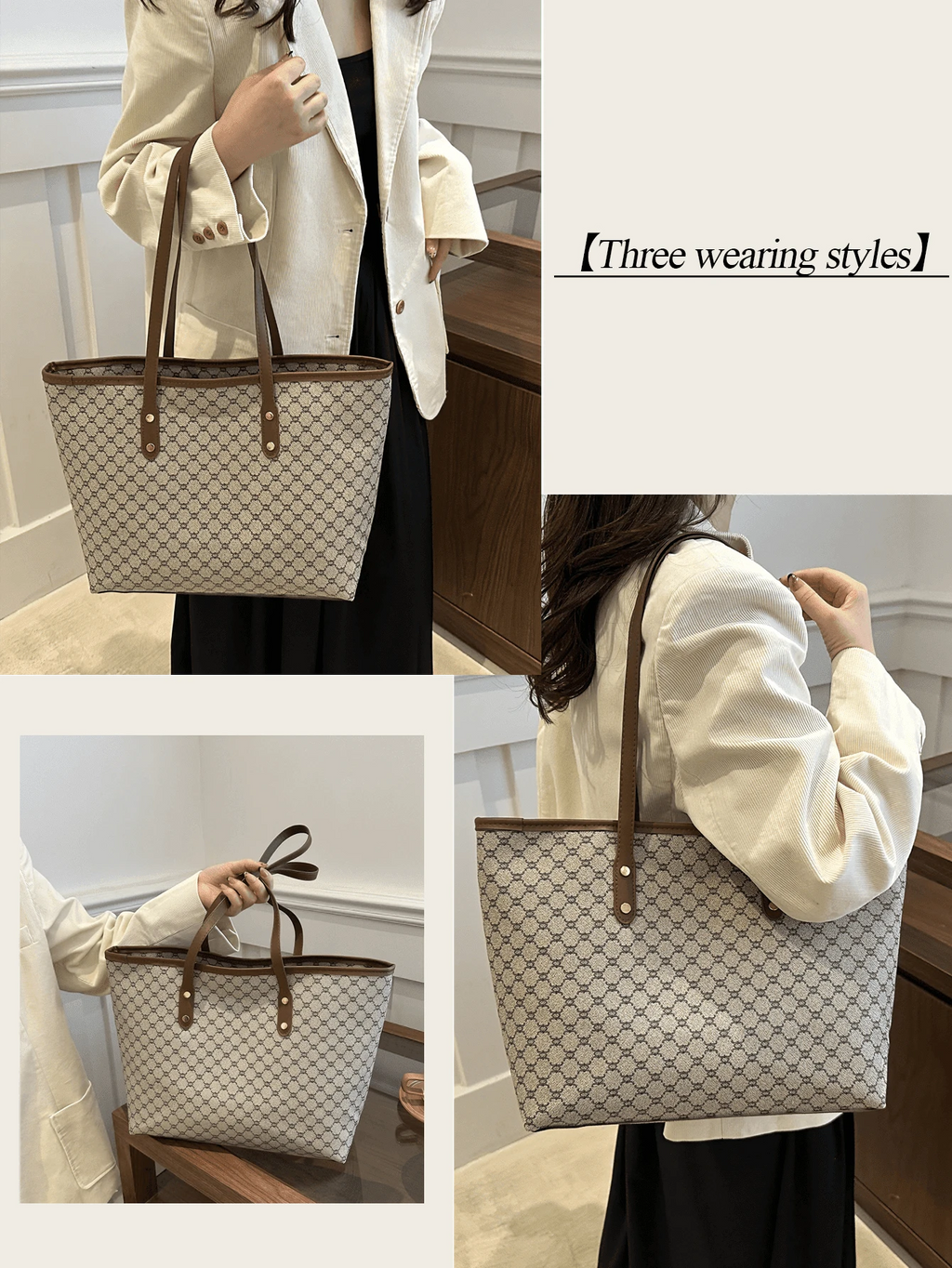 High-End Versatile Ladies Shoulder Tote Bag| Stylish Handbag With A Sleek And Elegant Design, Suitable For Daily Life, Shoulder Bag,Crossbody Bag