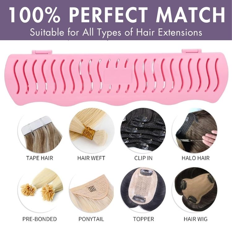 US Only | 1pc Hair Extension Holder, Storage for Clip-in, Tape-in, Bundles & Weft