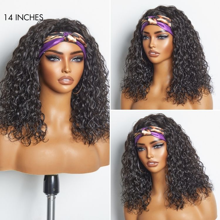 Wet And Wavy | Throw On & Go Water Wave Glueless Long Headband Wig - US Only