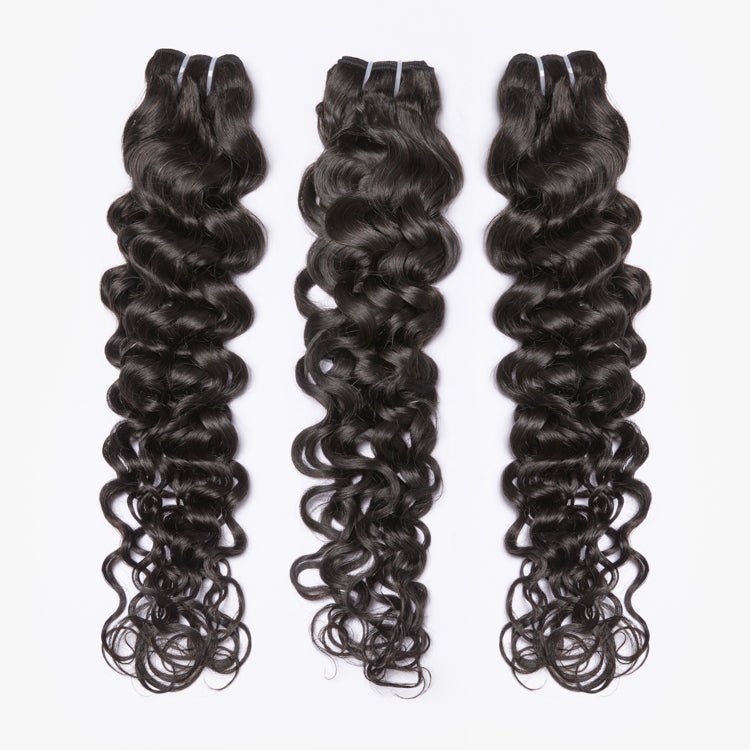 3pcs Body Wave / Water Wave / Deep Wave / Yaki Straight / Silky Straight 100% Virgin Human Hair Bundles