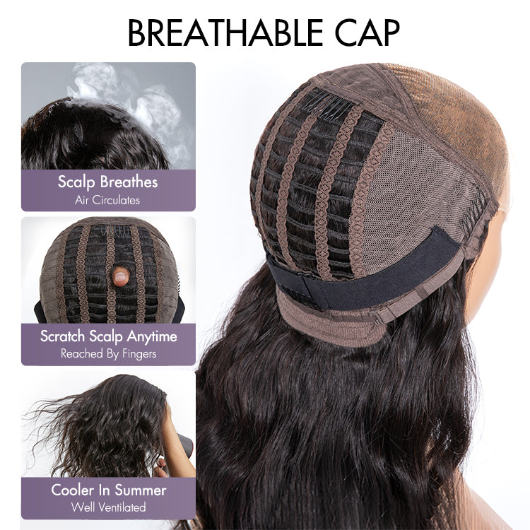 PreMax Wigs |  Ombre Brown Loose Body Wave Glueless 5x5 Closure Lace Wig Pre-Cut Lace - US Only