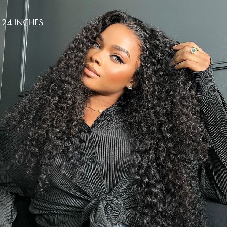 Luvme Flexiwig™ PreMax Wigs | Water Wave Flexi-Fit Invisi Drawstring Cap 360 Lace Long Curly Wig Pre-Cut Lace
