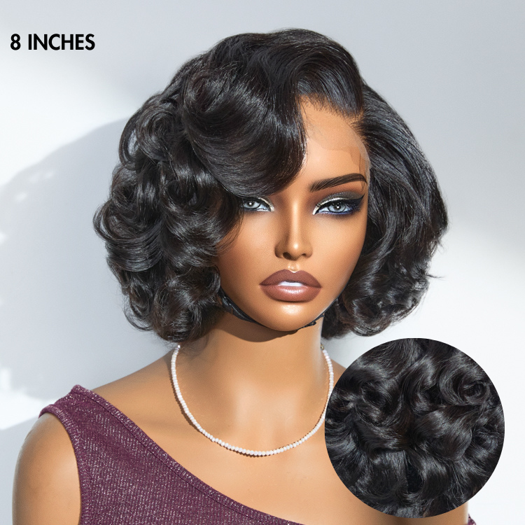 1 SEC INSTALL WIG | Mature Boss Brown Ombre Highlight / Natural Black Loose Wave Glueless Minimalist HD Lace Wig Pre-cut Lace