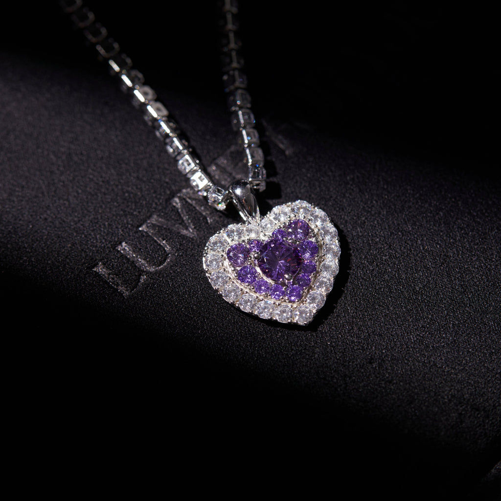 Limited Edition Luvme Purple Heart Necklace
