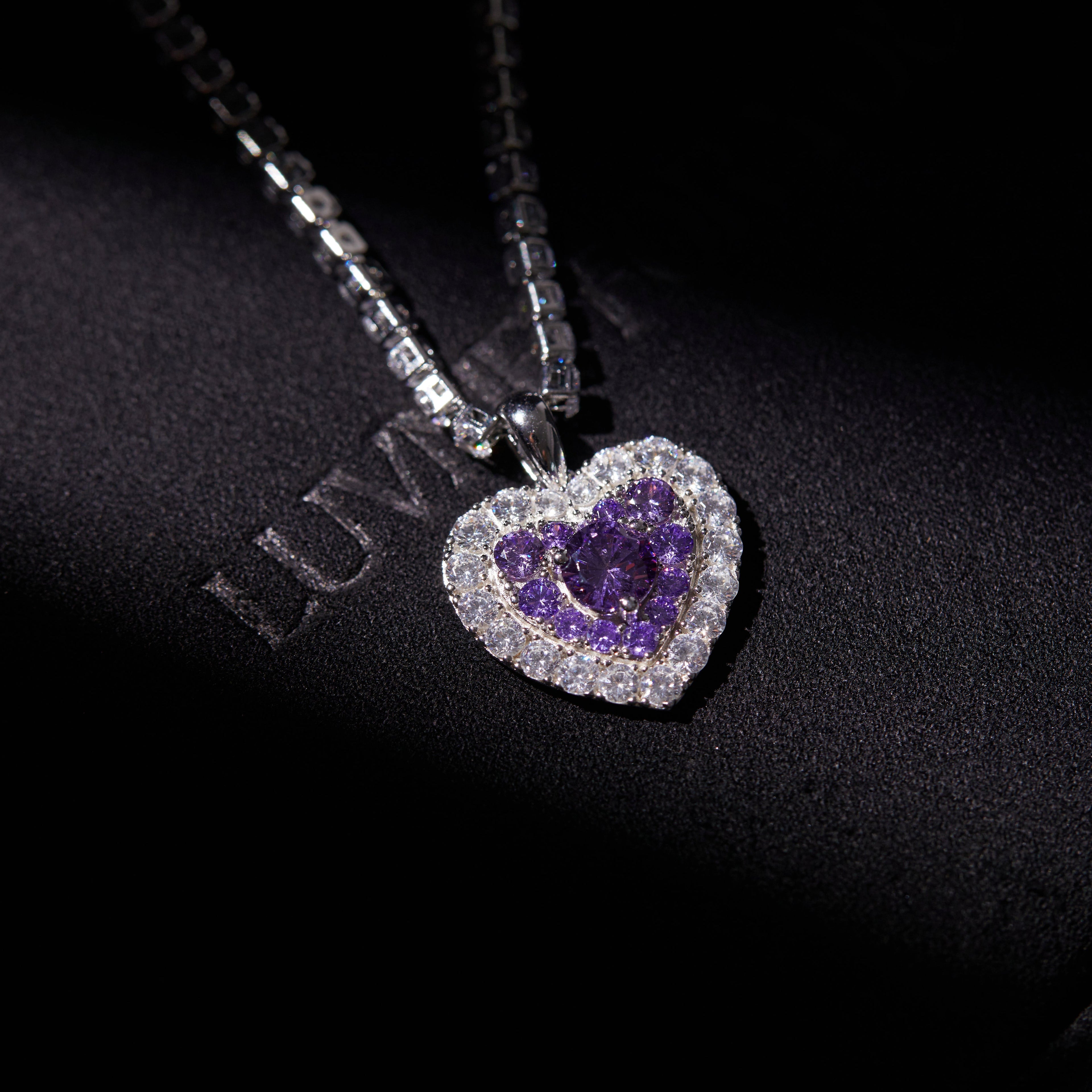 Limited Edition Luvme Purple Heart Necklace