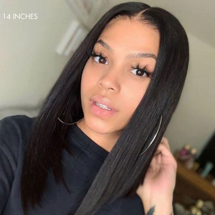 New Customers Only | PreMax Wigs - Luvme Hair Body Wave / Straight Glueless 13x4 Frontal Lace Long Wig Pre-Cut Lace