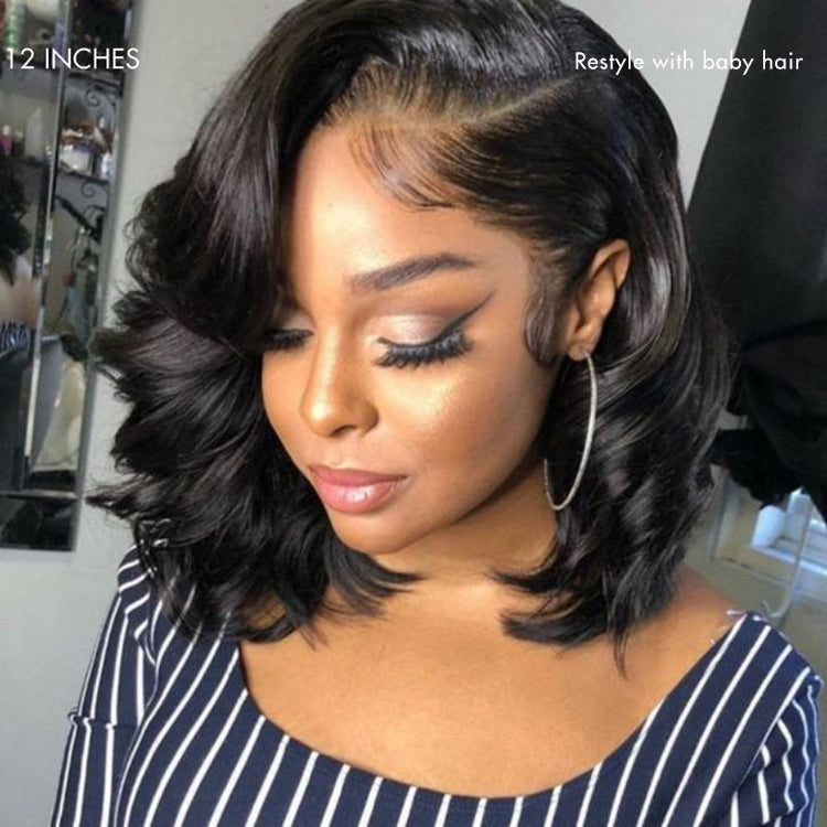 New Customers Only | PreMax Wigs - Honey Blonde Highlight / Natural Black / Ombre Blonde Bouncy Body Wave Glueless 13x4 Frontal Lace Human Hair Wig
