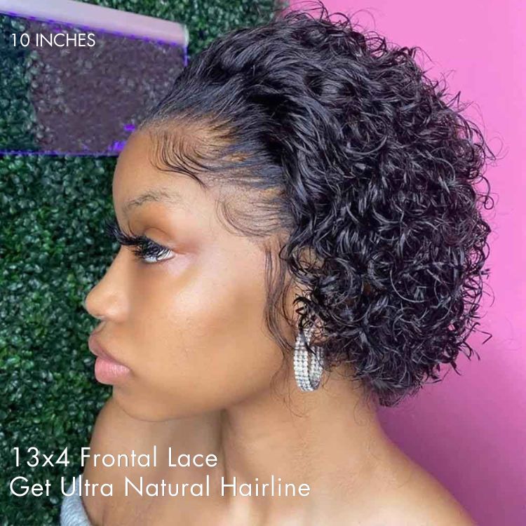 Luvme Hair 180% Density Deep Wave Glueless 13x4 Frontal Lace Wig - US Only