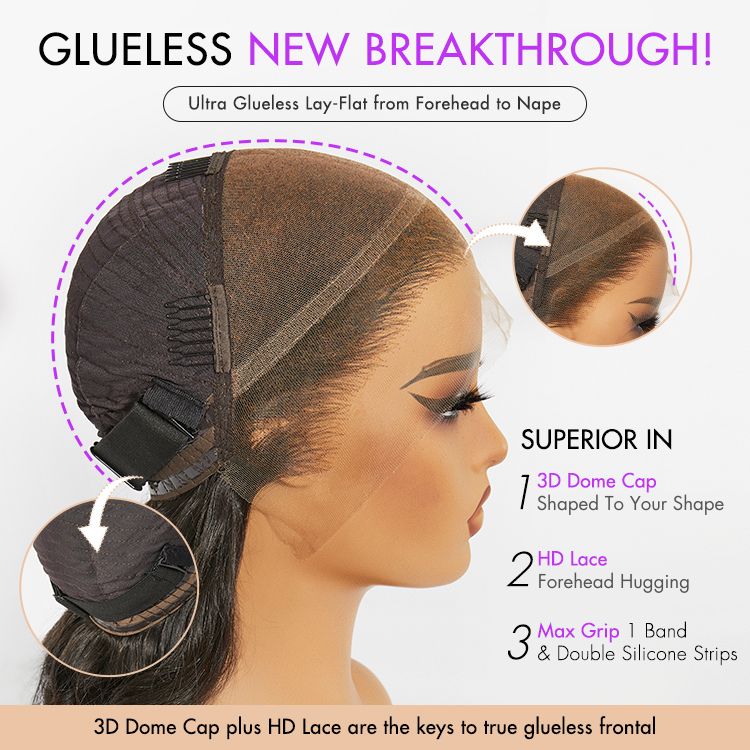 Special Deal | Nature Max Yaki Straight Ear-to-ear Glueless 13x6 Frontal HD Lace C Part Wig Pre-cut Lace - US Only