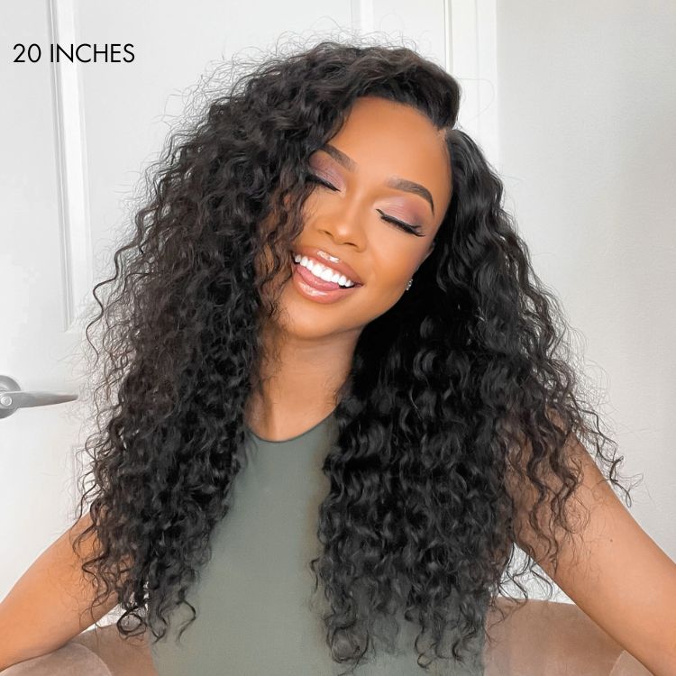 AiryFit™ Scalp Care Wigs | Water Wave Ear-to-Ear 13x6 Frontal HD Lace Glueless Curly Wig