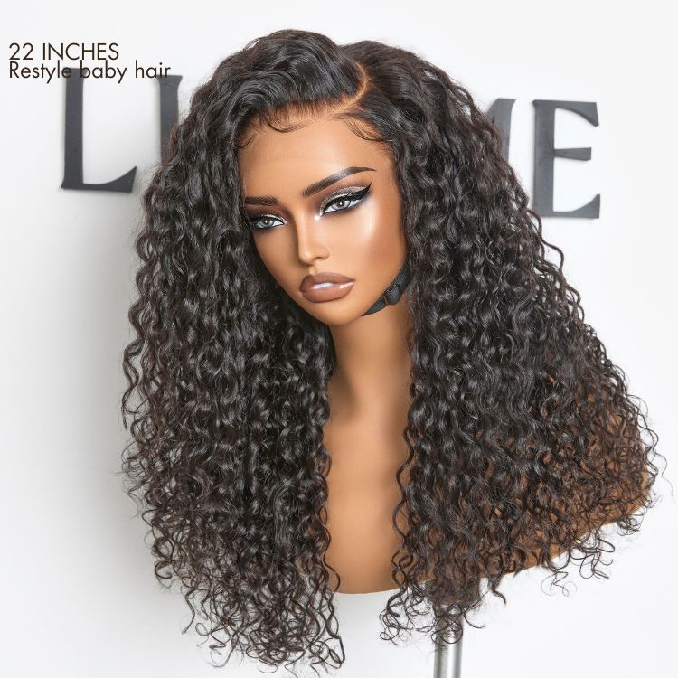 AiryFit™ Scalp Care Wigs | Water Wave Ear-to-Ear 13x6 Frontal HD Lace Glueless Curly Wig