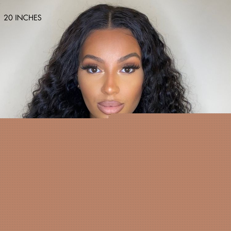 Deep Wave U Part Quick & Easy Affordable 100% Human Hair Wig
