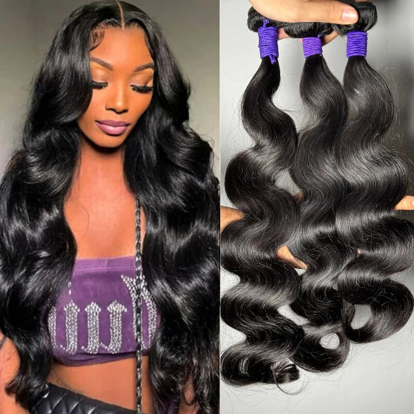 3pcs Body Wave / Water Wave / Deep Wave / Yaki Straight / Silky Straight 100% Virgin Human Hair Bundles