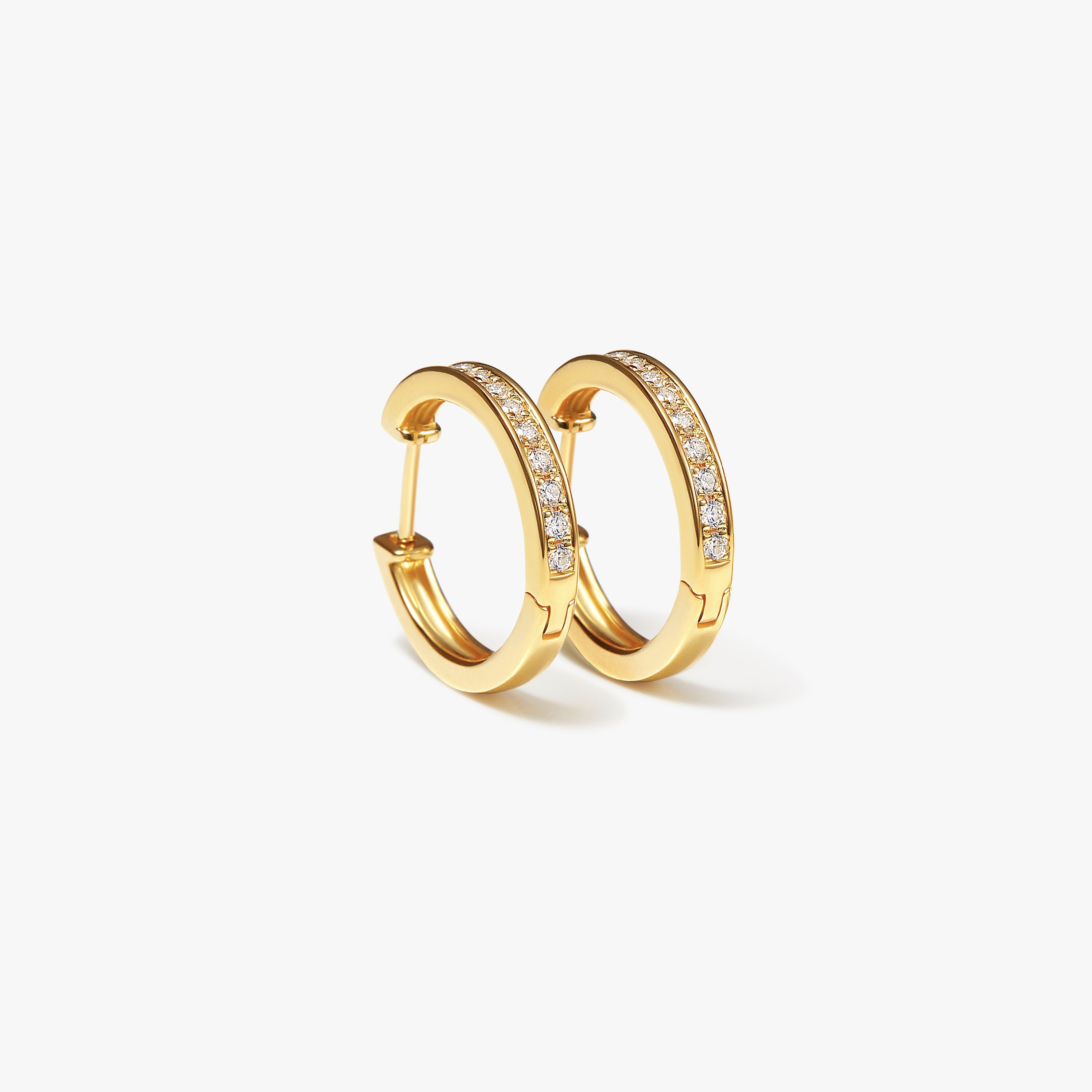VIP Points Reward | Timeless Radiant Pavé Hoop Earrings