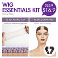Comfy-Wear Set | 10pcs HD Wig Cap+1pc Adjustable Non-slip Velvet Wig Grip Band（Random Color Delivery） | Add-on Item