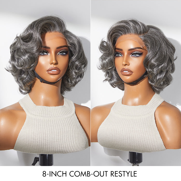 New Customers Only | 1 SEC INSTALL WIG | Mature Boss Brown Ombre Highlight / Natural Black Loose Wave Glueless Minimalist HD Lace Wig