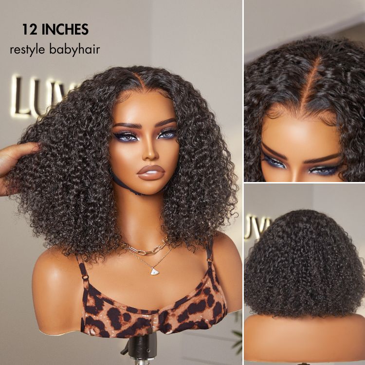 Crownease™ Go Natural Ease | Soft Kinky Curly Glueless 5x5 Closure HD Lace Wig Ready to Go