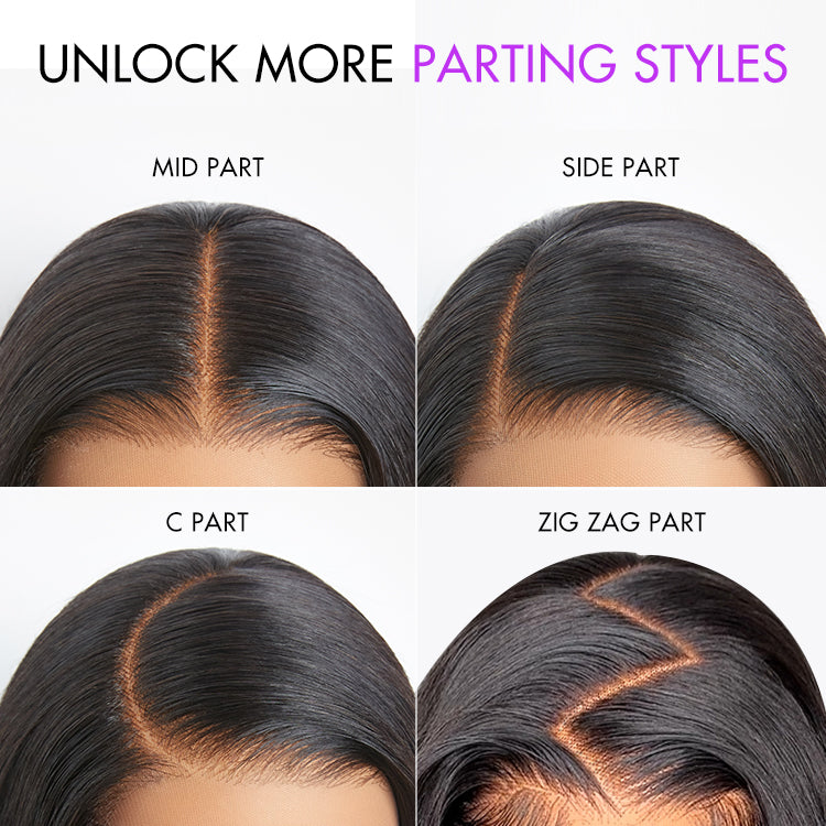 New Customers Only | Wet and Wavy 5x5 Closure Pre-Cut Lace Water Wave Wig Glueless Side Part Human Hair Wig