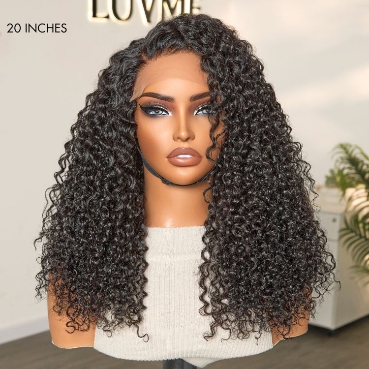 New Customers Only | Wet and Wavy 5x5 Closure Pre-Cut Lace Water Wave Wig Glueless Side Part Human Hair Wig