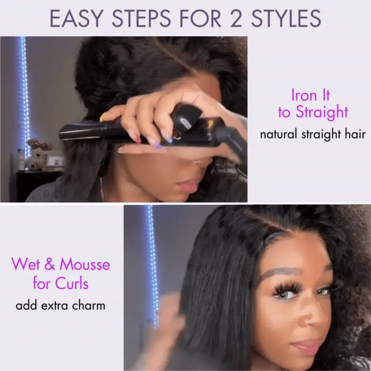 New Customers Only | Wet and Wavy 5x5 Closure Pre-Cut Lace Water Wave Wig Glueless Side Part Human Hair Wig
