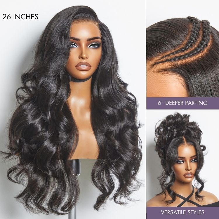 New Customers Only | Luvme All-Day Comfort™ Wig PartingMax 180% / 250% Density Glueless 7x6 Closure HD Lace Loose Body Wave Long Wig Pre-Cut Lace