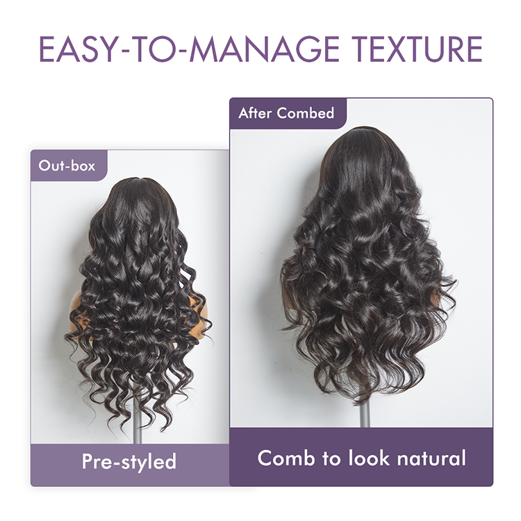 New Customers Only | Luvme All-Day Comfort™ Wig PartingMax 180% / 250% Density Glueless 7x6 Closure HD Lace Loose Body Wave Long Wig Pre-Cut Lace