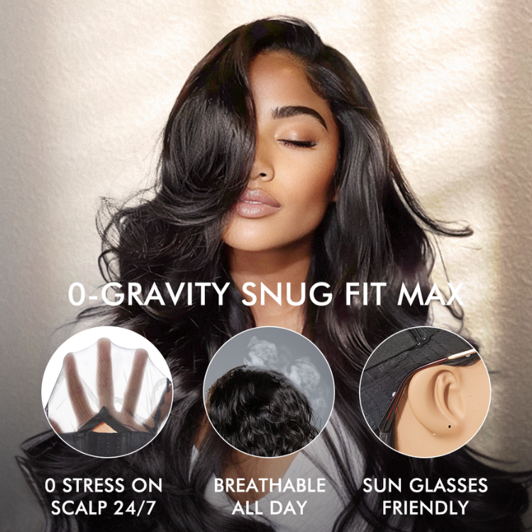 New Customers Only | Luvme All-Day Comfort™ Wig PartingMax 180% / 250% Density Glueless 7x6 Closure HD Lace Loose Body Wave Long Wig Pre-Cut Lace