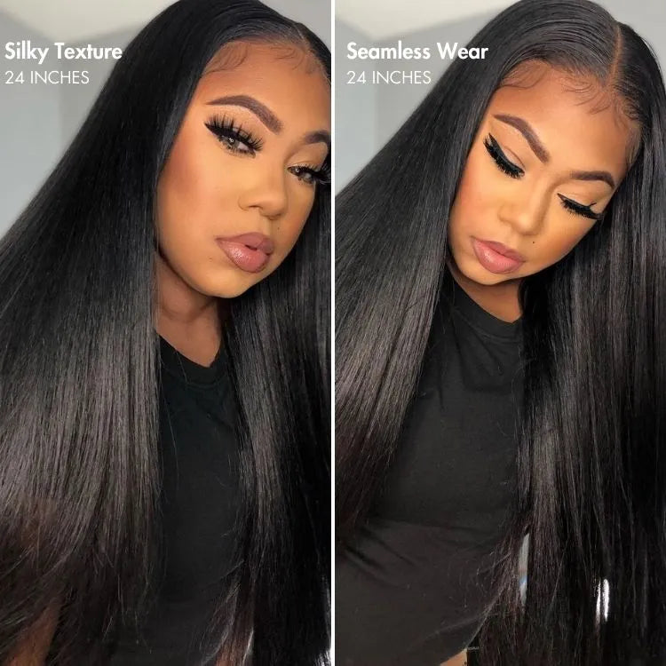 New Customers Only | Body Wave / Straight / Kinky / Deep Wave Human Hair U Part Wig