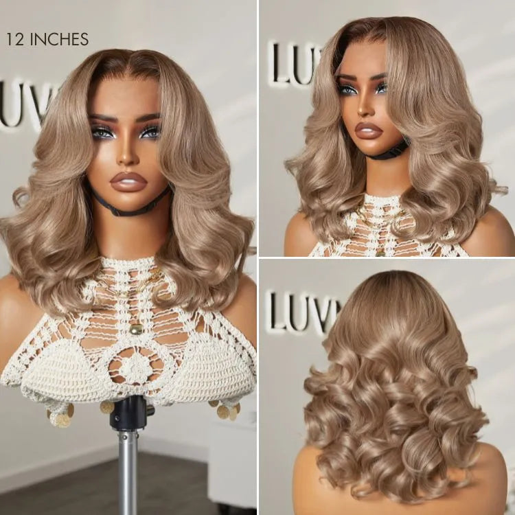 20''+$10=22'' | Ash Blonde Loose Body Wave 5x5 Closure Lace Glueless Wig Breathable Cap