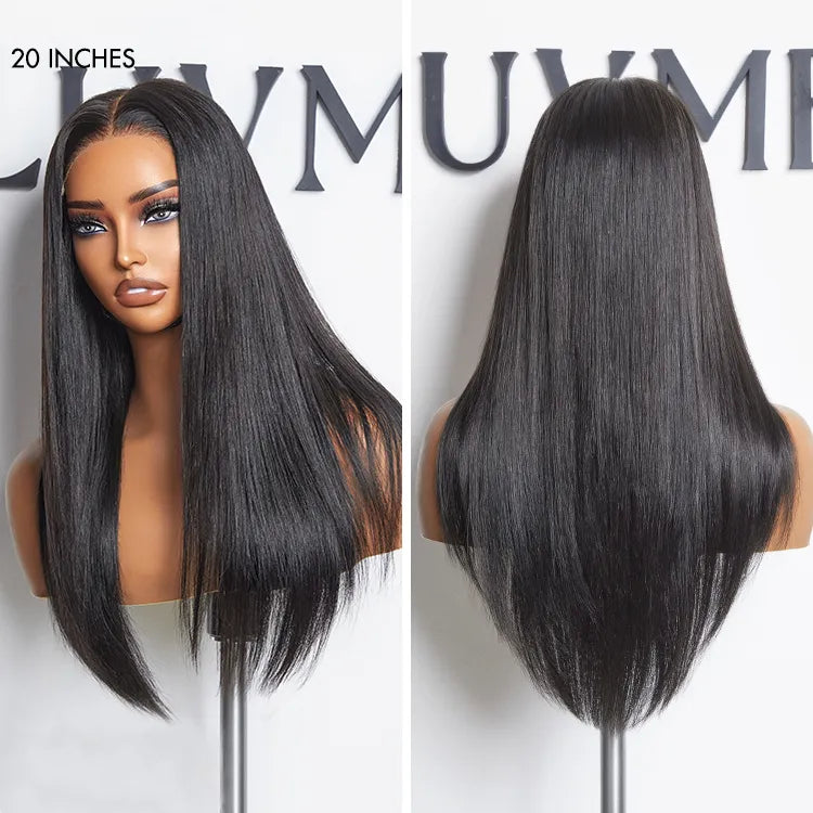 VIP ONLY | Silky Straight Middle Part Glueless 5x5 Closure Lace Long Wig Pre-Cut Lace
