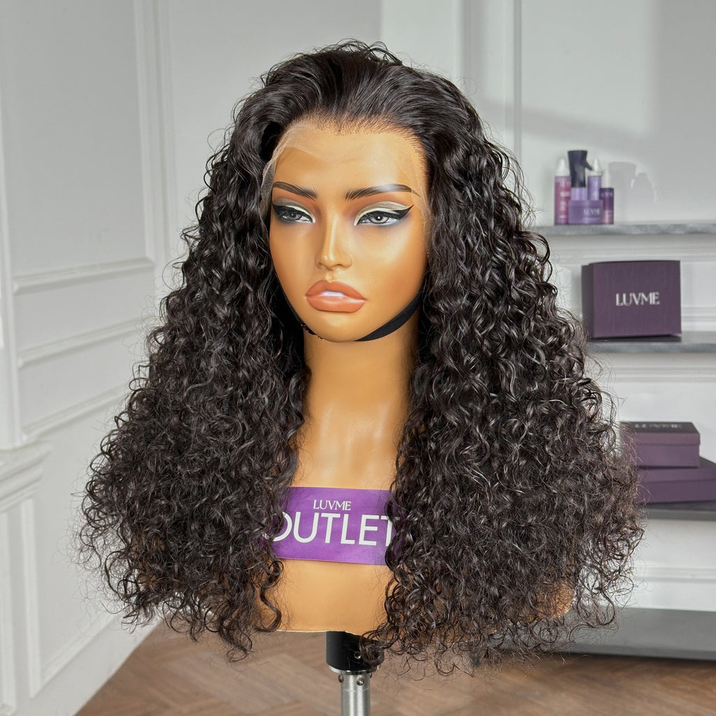 Special Deal | Water Wave 13x4 Frontal HD Lace Glueless Free Part Long Curly Wig Pre-cut Lace