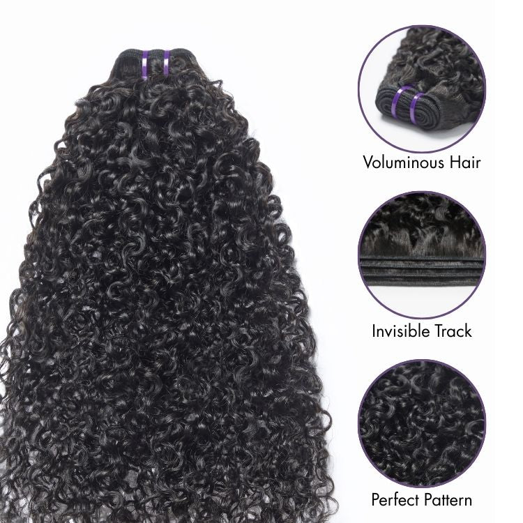 Messy Burmese Curly / Silky Straight / Body Wave / Deep Wave  Bundles 100% Premium Remy Human Hair Bundles 1pc / 3pcs