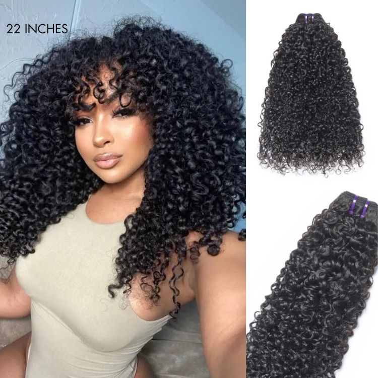 Messy Burmese Curly / Silky Straight / Body Wave / Deep Wave  Bundles 100% Premium Remy Human Hair Bundles 1pc / 3pcs