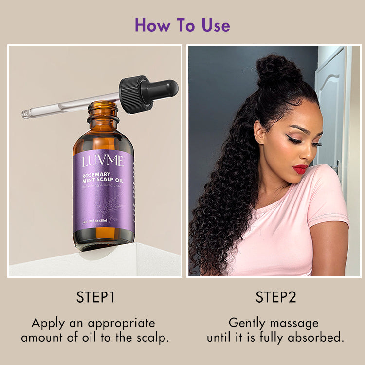 US Only | Luvme Rosemary Mint Scalp Oil, Scalp Care, Soothe & Strengthen | Add-on Item