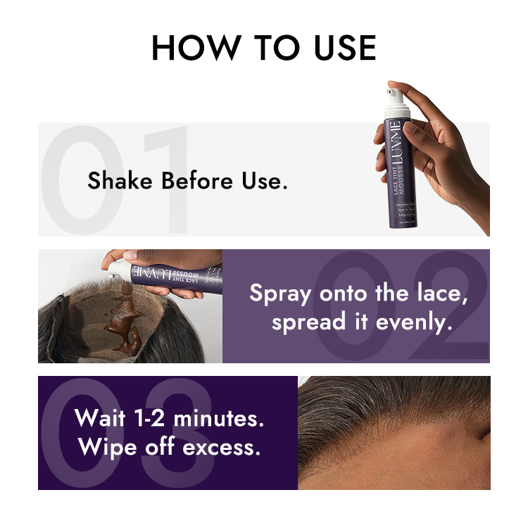 US Only | 1pc Dark Brown Lace Tint Mousse for Wig Melt | Add-on Item