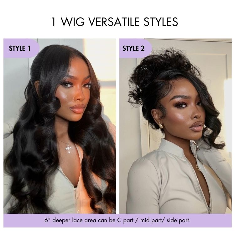 Luvme All-Day Comfort™ Wig PartingMax Glueless 7x6 Closure HD Lace Loose Body Wave Long Wig Pre-Cut Lace