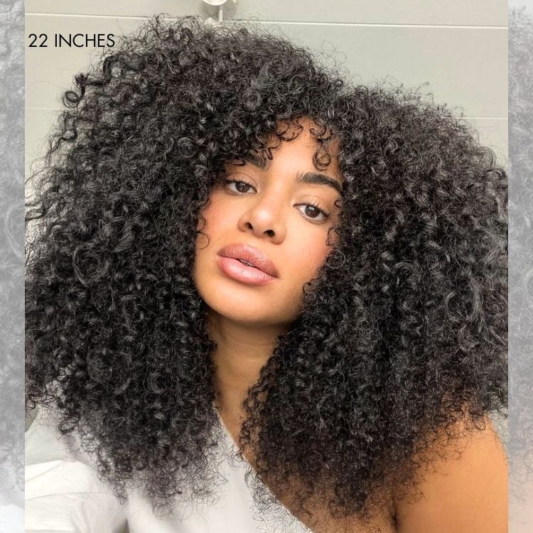 New Customers Only | Luvme Too Easy Texture™ 3-In-1 Half Wig 180% Density Kinky Curly / Yaki Straight Glueless Flexi-Fit Drawstring Wig