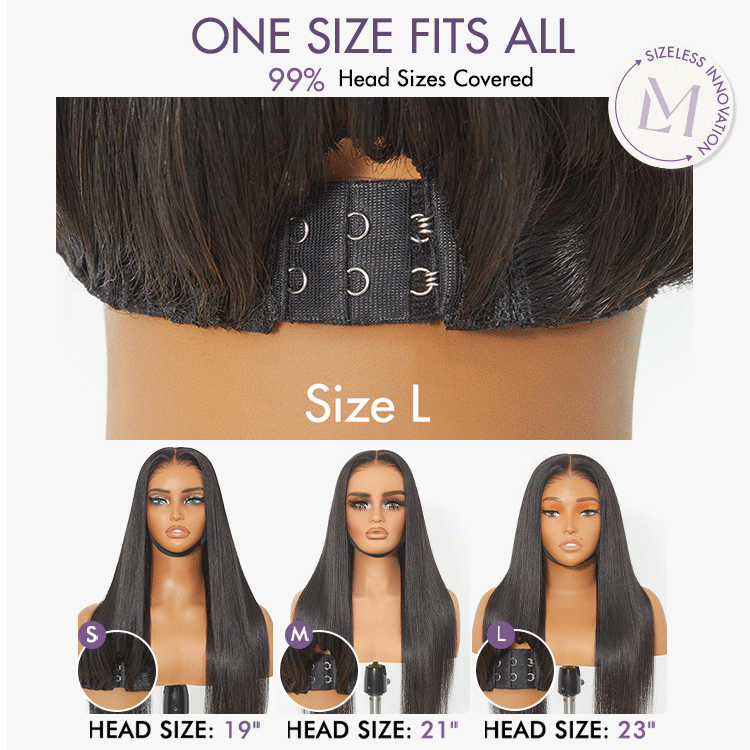 VIP ONLY | Silky Straight Middle Part Glueless 5x5 Closure Lace Long Wig Pre-Cut Lace