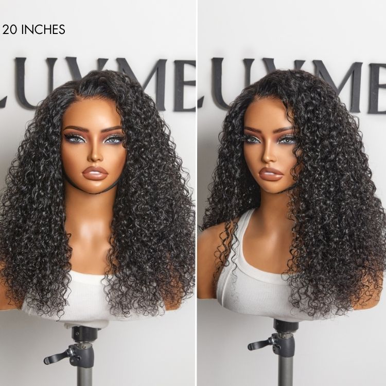 Water Wave Glueless 5x5 Closure Pre-Cut Lace Wet and Wavy Human Hair Wig