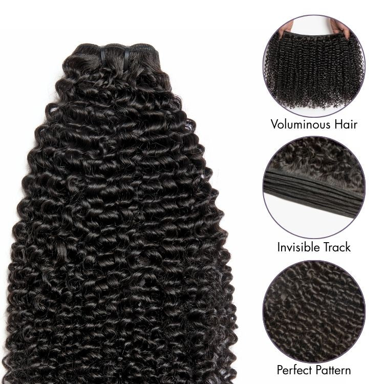 Luvme Too Easy Texture™ Kinky Curly 100% Virgin Human Hair Bundles 1pc / 3pcs - Limited Time Offer