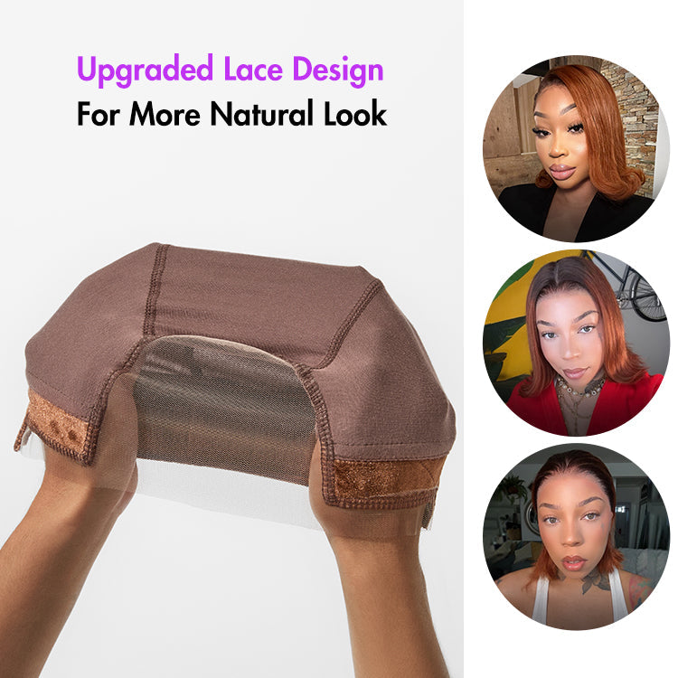Upgraded Natural Max 1pc Wig Cap 2.0 – Non-Slip Wig Gripper with Grip Band & Transparent Lace for Lace Front Wigs | Add-on Item