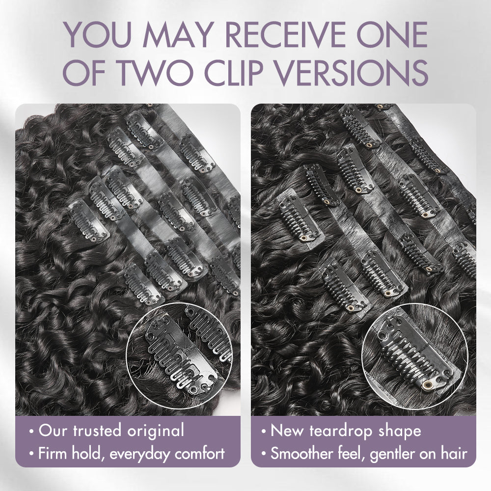 Straight / Body Wave / Kinky Curly / Yaki Straight / Kinky Straight / Messy Curly Clip in Hair Extensions Real Human Hair Pieces 135g 9pcs / 7pcs with Free Gift