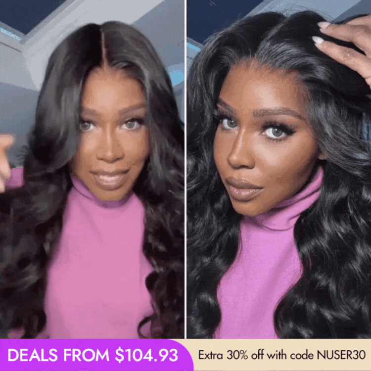 New Customers Only | Luvme All-Day Comfort™ Wig PartingMax 180% / 250% Density Glueless 7x6 Closure HD Lace Loose Body Wave Long Wig Pre-Cut Lace