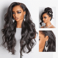 New Customers Only | NatureMAX™ 200% / 250% Density Loose Wave Glueless 13x6 HD Lace Front Wig Human Hair Pre-Cut Lace Flexi-Fit Drawstring Cap