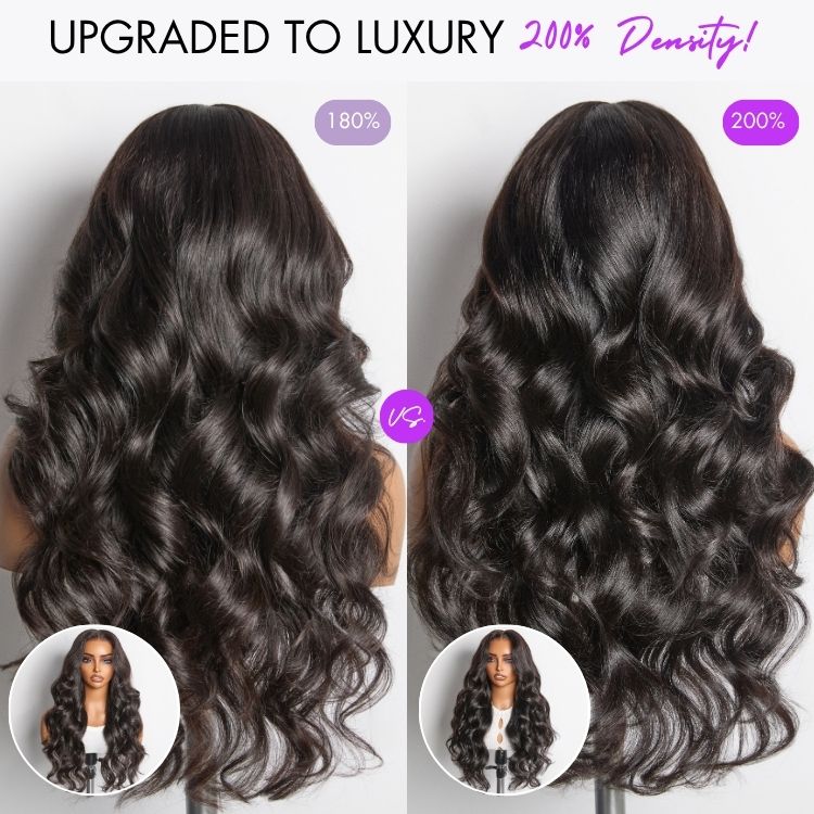 New Customers Only | NatureMAX™ 200% / 250% Density Loose Wave Glueless 13x6 HD Lace Front Wig Human Hair Pre-Cut Lace Flexi-Fit Drawstring Cap