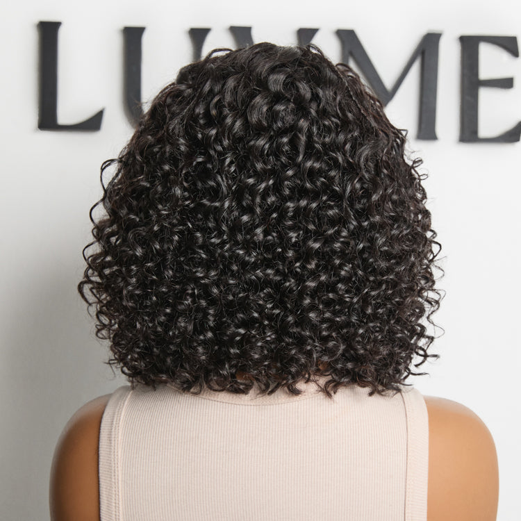 New Customers Only | Boho Braids Deep Curly Glueless 5x5 Closure Lace with Braided Top Human Hair Wig Pre-Cut Lace