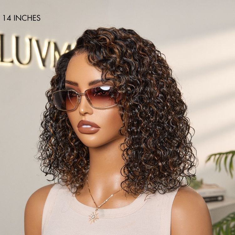 New Customers Only | Wet and Wavy 5x5 Closure Pre-Cut Lace Water Wave Wig Glueless Side Part Human Hair Wig